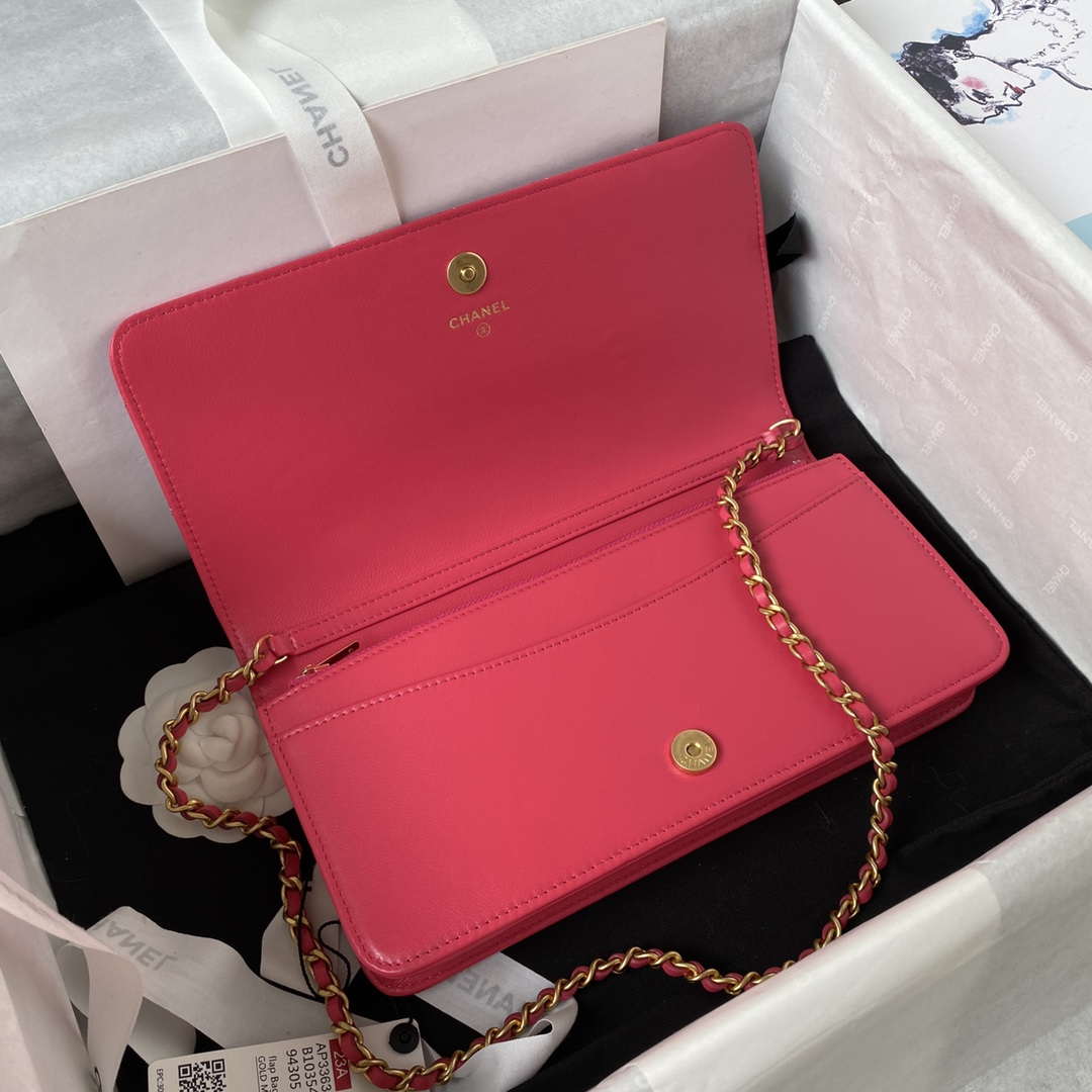 Chanel AP3363 Flap Baguette Bag Lambskin Red | chanel ap3363 flap baguette bag lambskin red 009