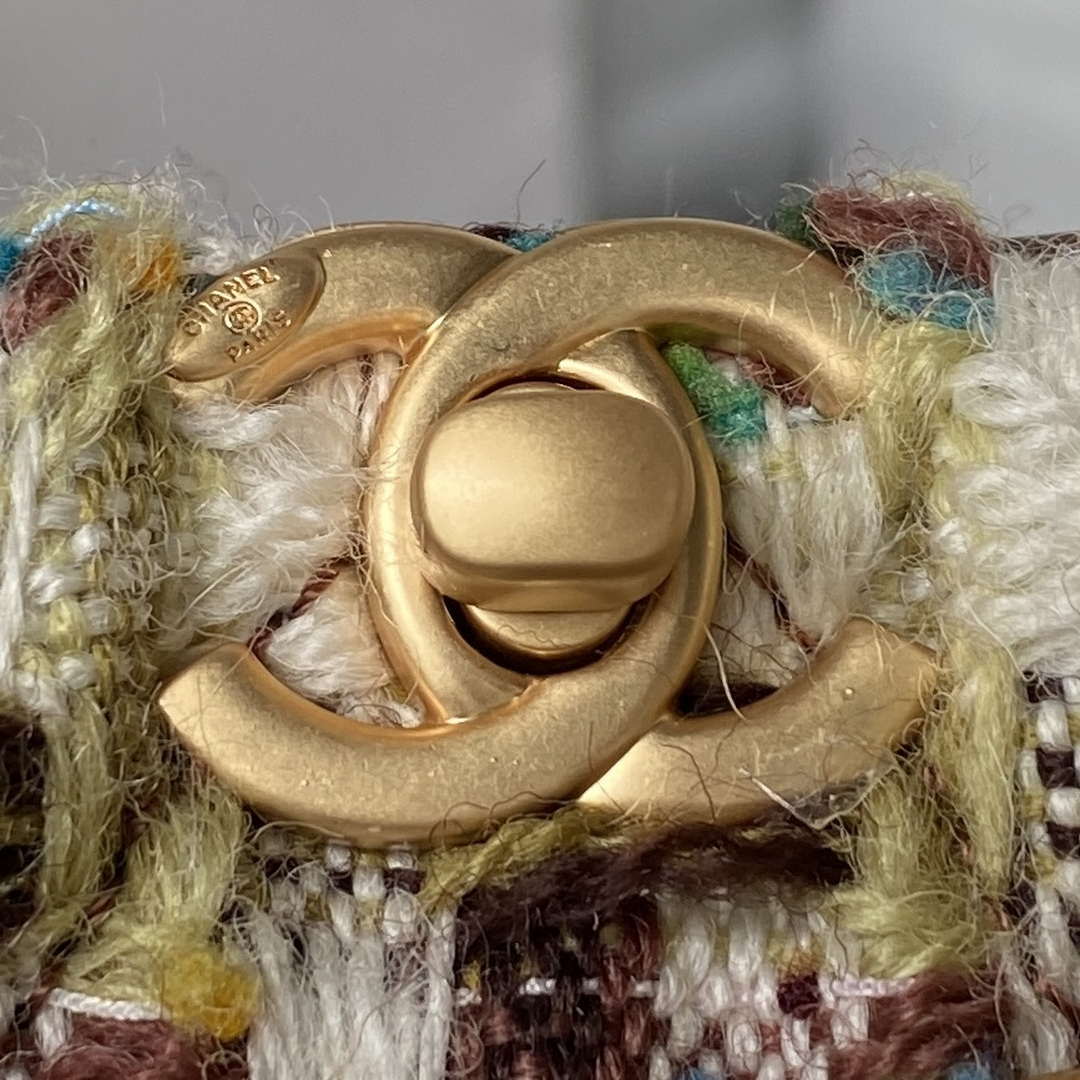 Chanel AS3947 Small Backpack Wool Tweed Lambski & Gold-Tone Metal Brown | chanel as3947 small backpack wool tweed lambski gold tone metal brown 003