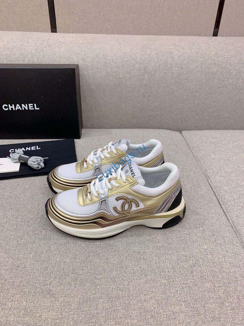 Chanel Women's Sneaker G45077 Designer Trainers Fabric Laminated C90101 | chanel womens sneaker g45077 designer trainers fabric laminated c90101 003