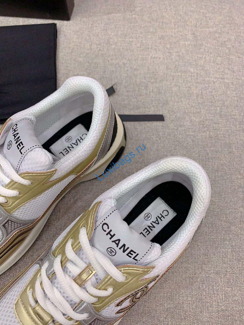 Chanel Women's Sneaker G45077 Designer Trainers Fabric Laminated C90101 | chanel womens sneaker g45077 designer trainers fabric laminated c90101 006