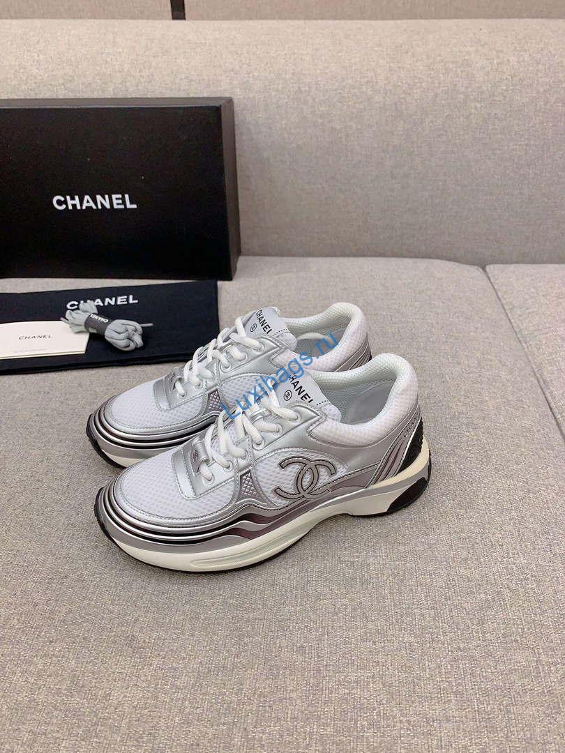 Chanel Women's Sneaker G45077 Designer Trainers Fabric Laminated C90103 | chanel womens sneaker g45077 designer trainers fabric laminated c90103 003