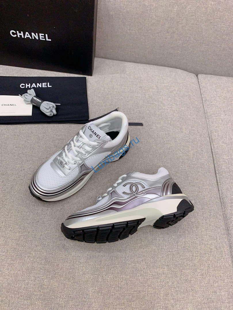 Chanel Women's Sneaker G45077 Designer Trainers Fabric Laminated C90103 | chanel womens sneaker g45077 designer trainers fabric laminated c90103 004
