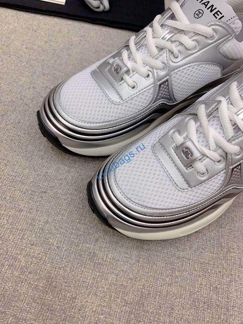Chanel Women's Sneaker G45077 Designer Trainers Fabric Laminated C90103 | chanel womens sneaker g45077 designer trainers fabric laminated c90103 005