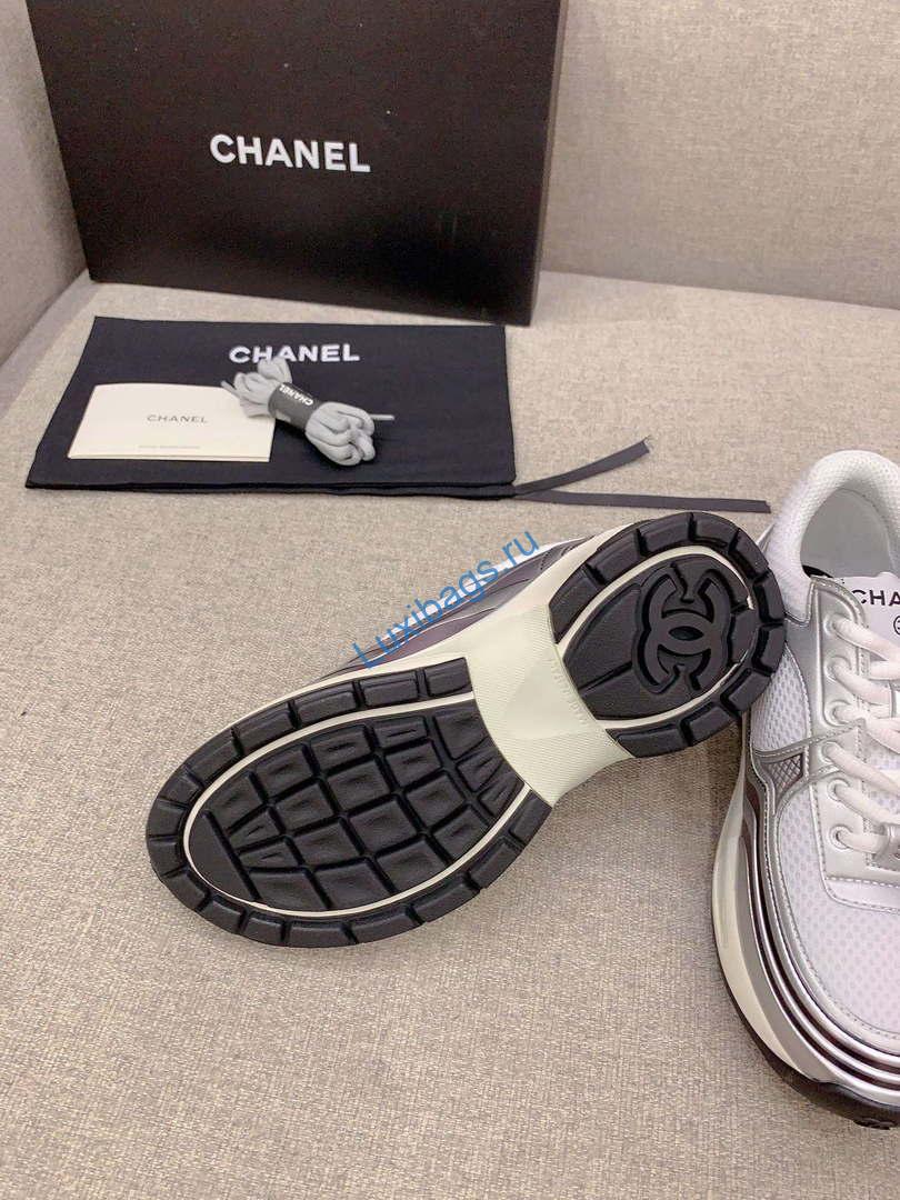 Chanel Women's Sneaker G45077 Designer Trainers Fabric Laminated C90103 | chanel womens sneaker g45077 designer trainers fabric laminated c90103 009
