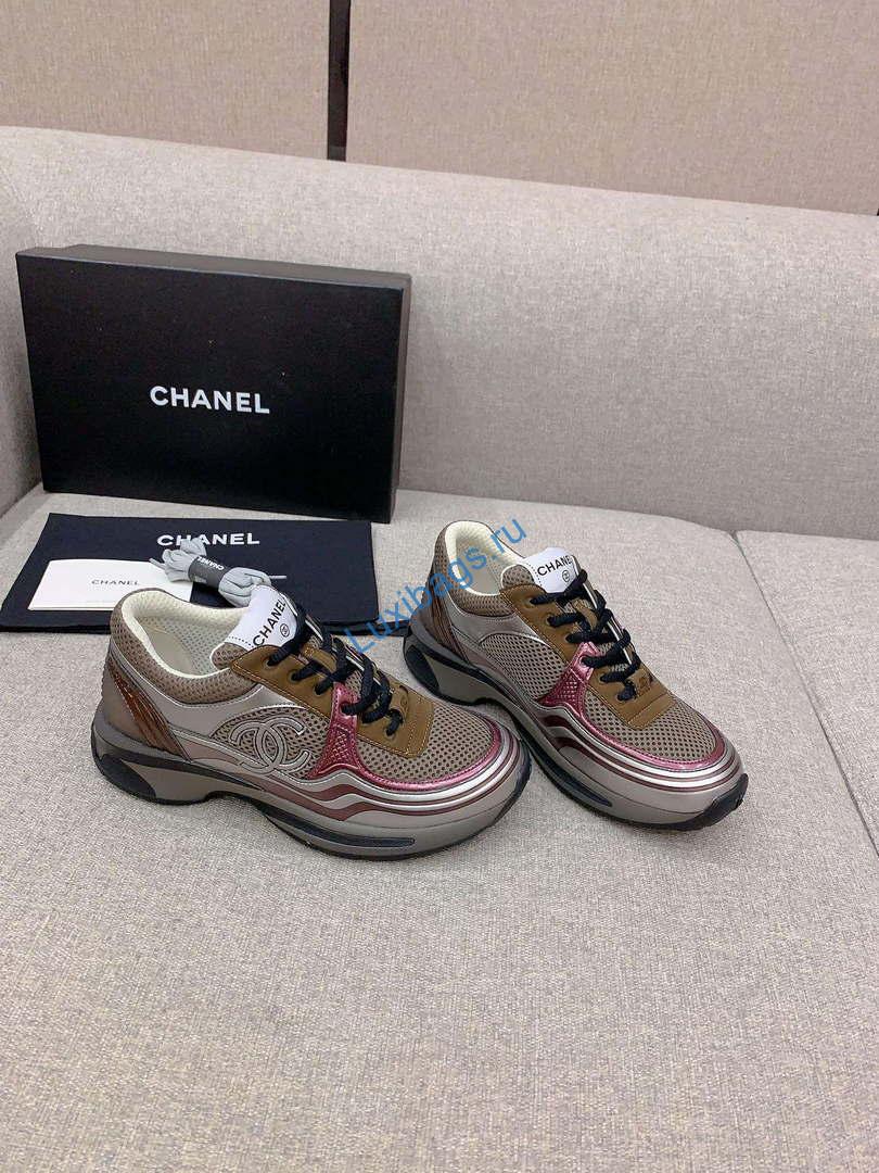 Chanel Women's Sneaker G45077 Designer Trainers Fabric Laminated C90108 | chanel womens sneaker g45077 designer trainers fabric laminated c90108 002