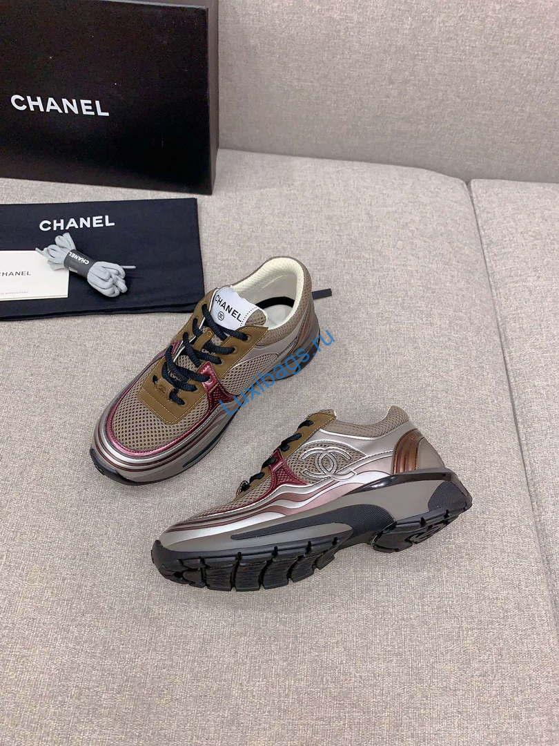 Chanel Women's Sneaker G45077 Designer Trainers Fabric Laminated C90108 | chanel womens sneaker g45077 designer trainers fabric laminated c90108 004