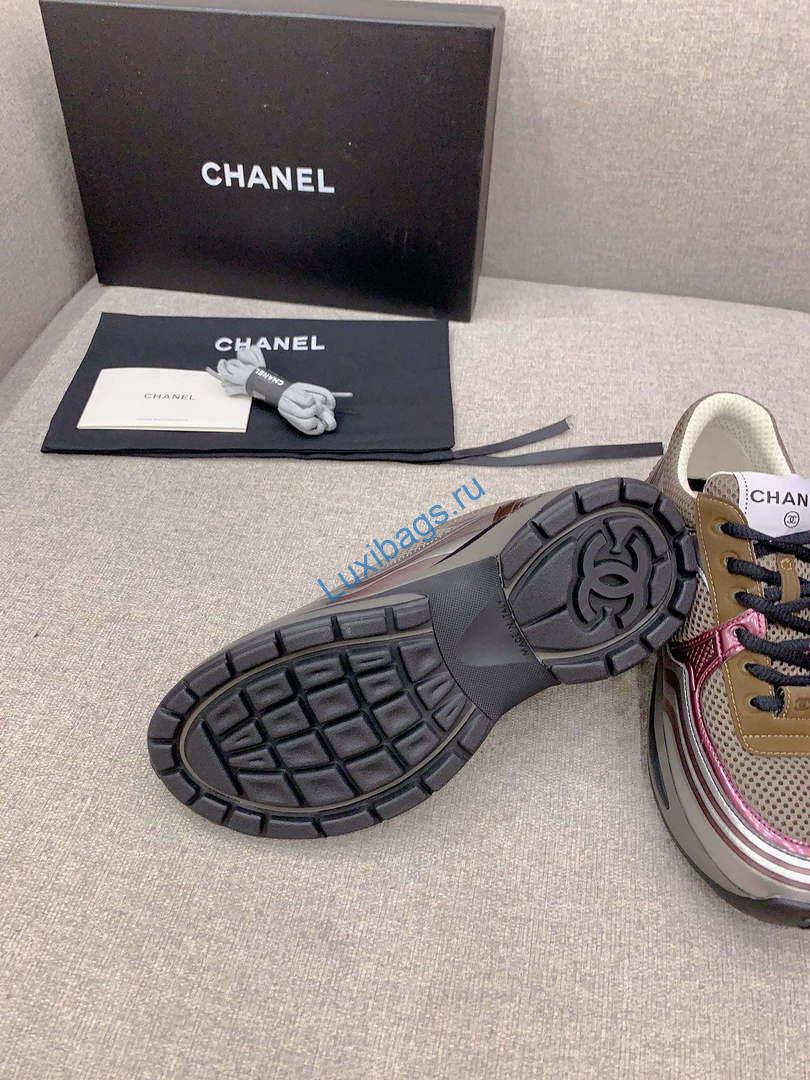 Chanel Women's Sneaker G45077 Designer Trainers Fabric Laminated C90108 | chanel womens sneaker g45077 designer trainers fabric laminated c90108 009