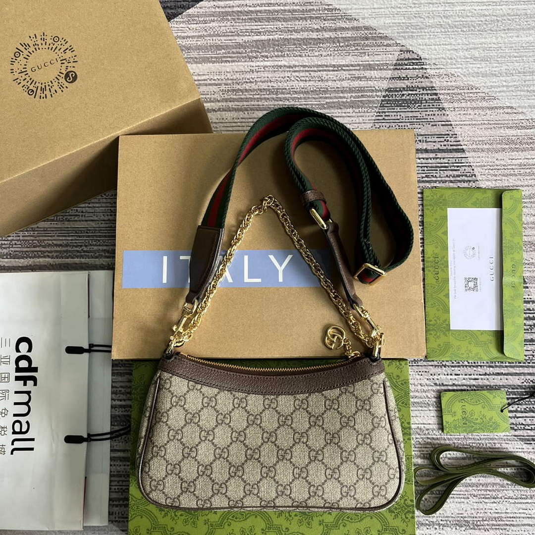 Gucci 735132 Ophidia GG Small Handbag Brown | gucci 735132 ophidia gg small handbag brown 2