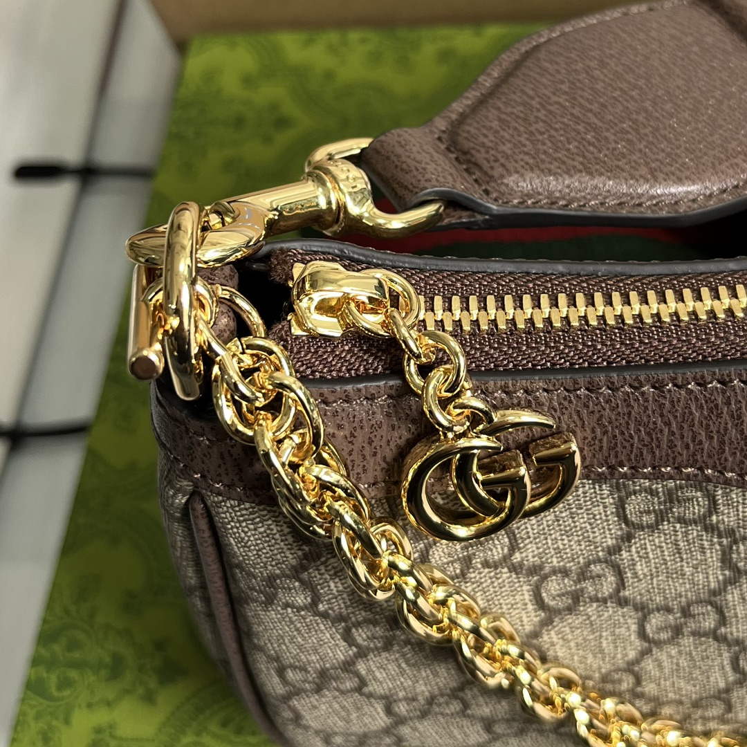 Gucci 735132 Ophidia GG Small Handbag Brown | gucci 735132 ophidia gg small handbag brown 6