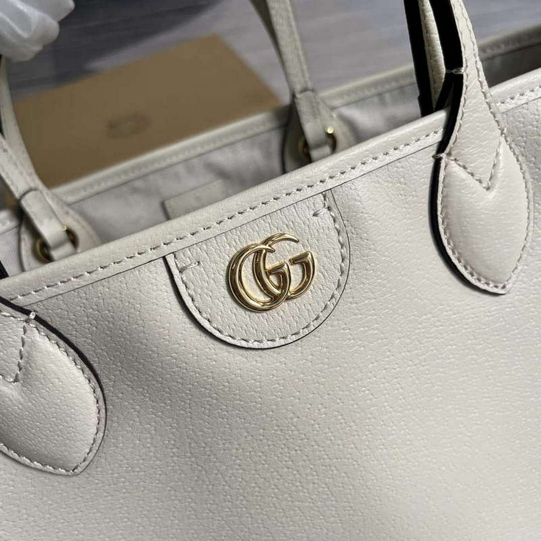 Gucci 739730 Ophidia Medium Tote Bag White leather | gucci 739730 ophidia medium tote bag white 5