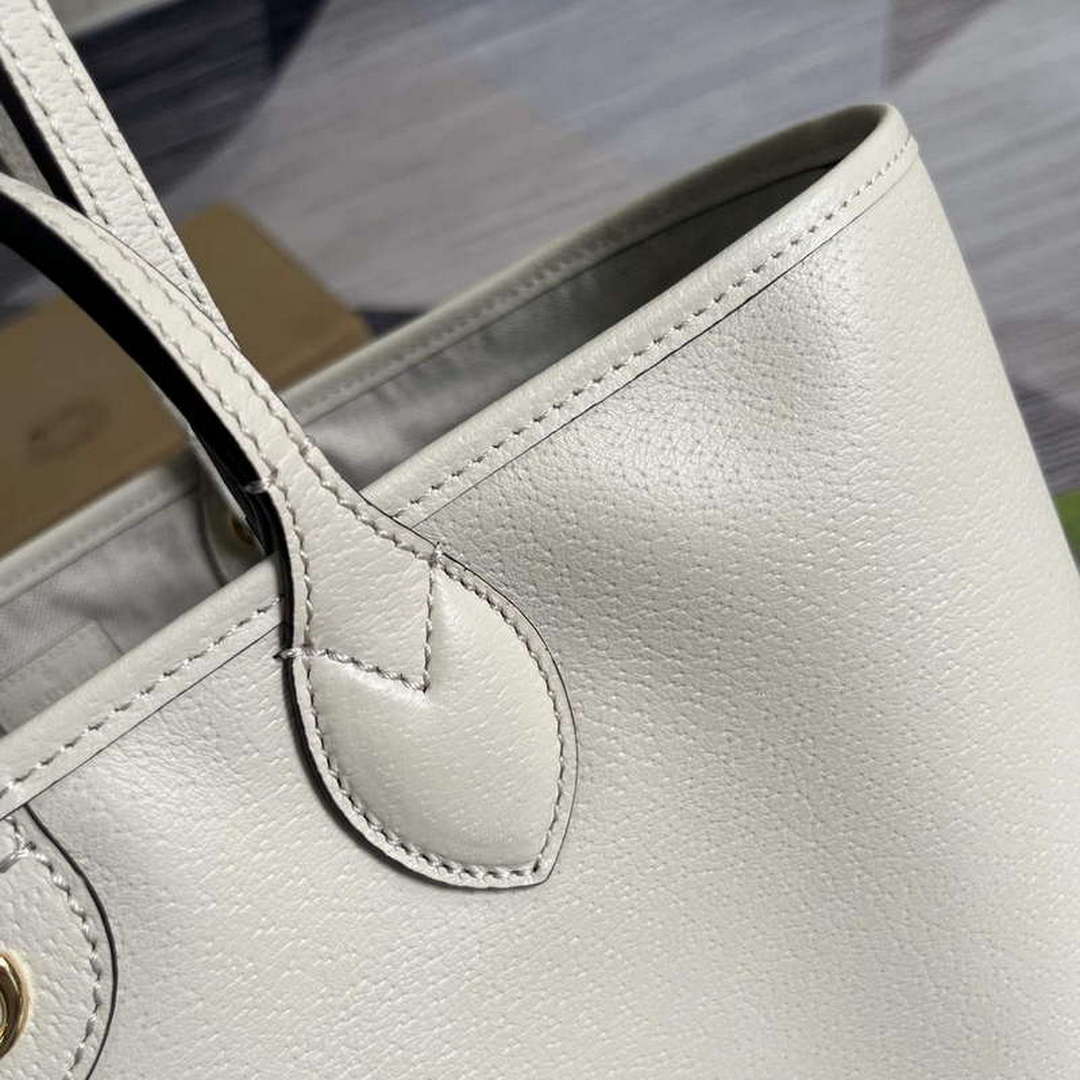 Gucci 739730 Ophidia Medium Tote Bag White leather | gucci 739730 ophidia medium tote bag white 6
