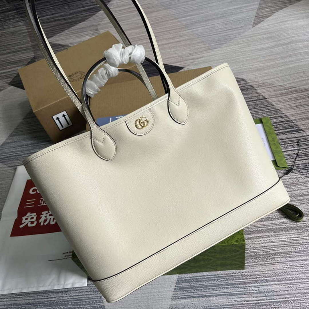 Gucci 739730 Ophidia Medium Tote Bag White leather | gucci 739730 ophidia medium tote bag white 7