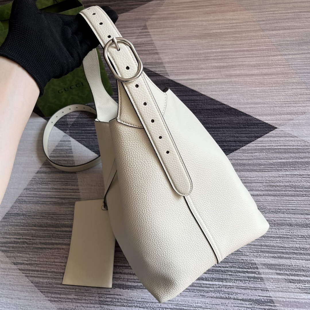 Gucci 763103 Jackie 1961 Small Shoulder Bag White | gucci 763103 jackie 1961 small shoulder bag white 8