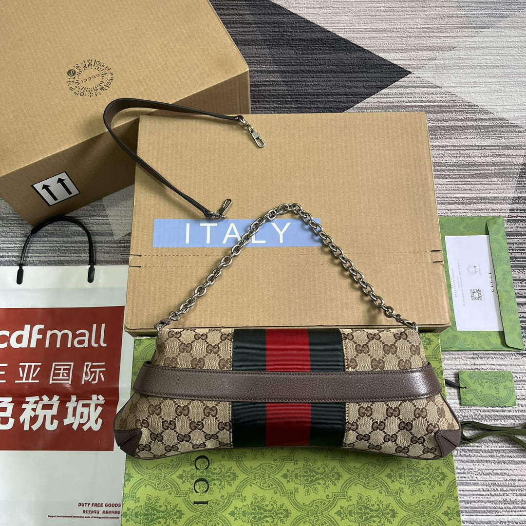 Gucci 764255 Gucci Horsebit Chain Medium Shoulder Bag Brown | gucci 764255 gucci horsebit chain medium shoulder bag brown 2