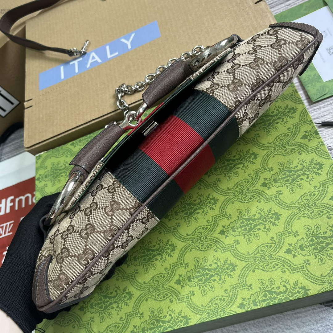 Gucci 764255 Gucci Horsebit Chain Medium Shoulder Bag Brown | gucci 764255 gucci horsebit chain medium shoulder bag brown 6