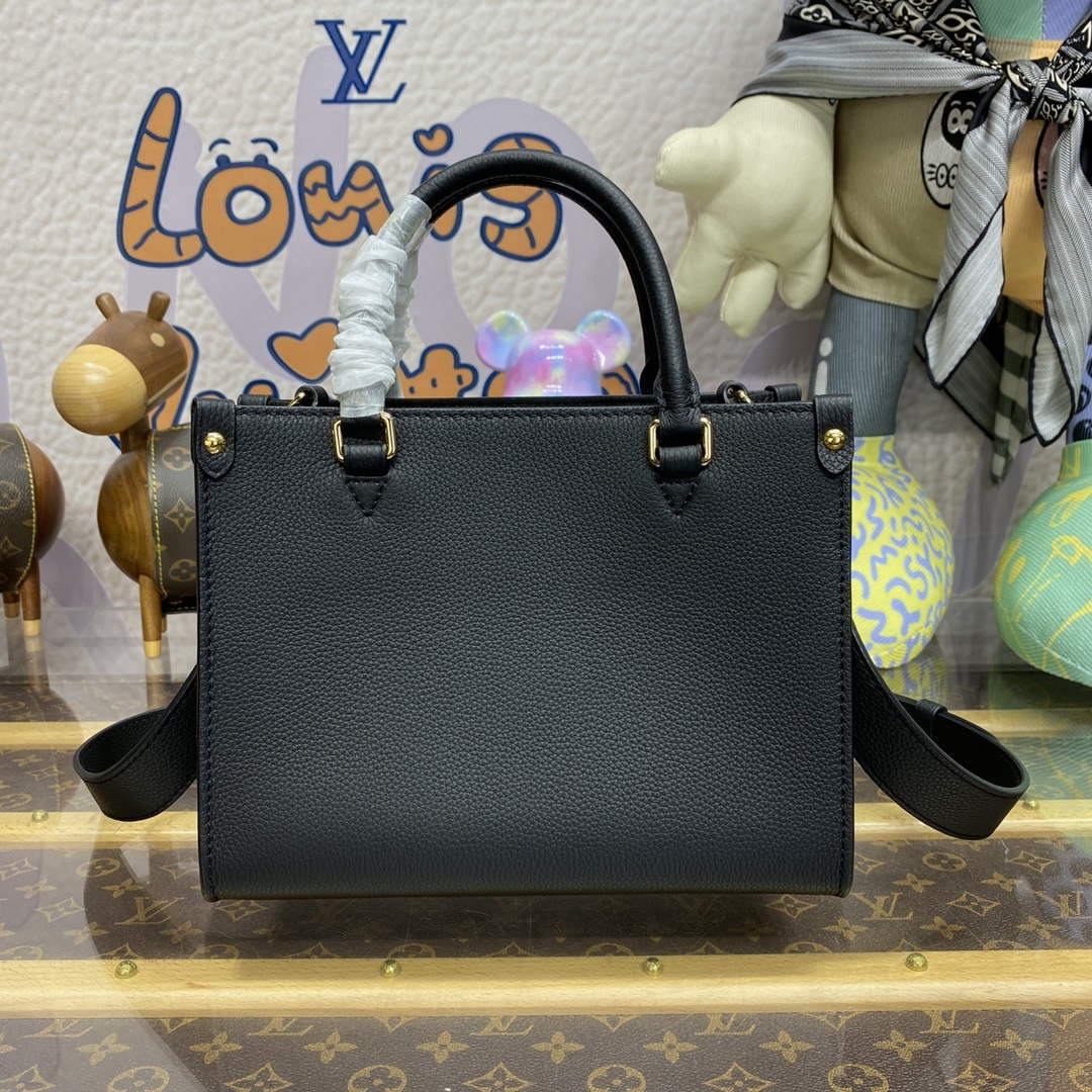 LV M22311 Louis Vuitton Lock & Go Handbag Black | lv m22311 louis vuitton lock go handbag black 2