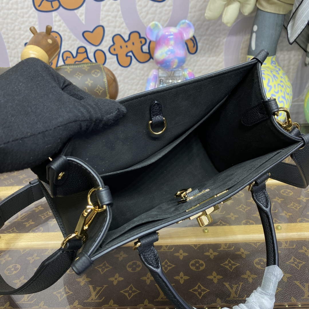 LV M22311 Louis Vuitton Lock & Go Handbag Black | lv m22311 louis vuitton lock go handbag black 9