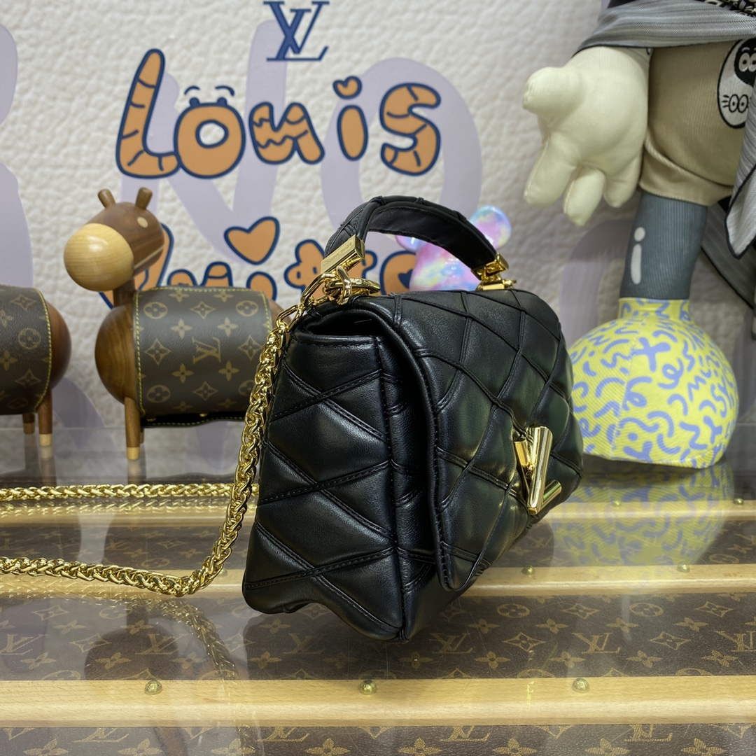LV M22891 Louis Vuitton GO-14 MM Bag Black | lv m22891 louis vuitton go 14 mm bag black 3