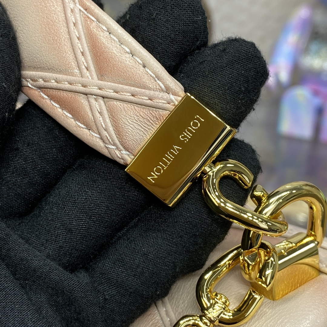 LV M23568 Louis Vuitton GO-14 MM Bag Beige/Pink | lv m23568 louis vuitton go 14 mm bag beige pink 6