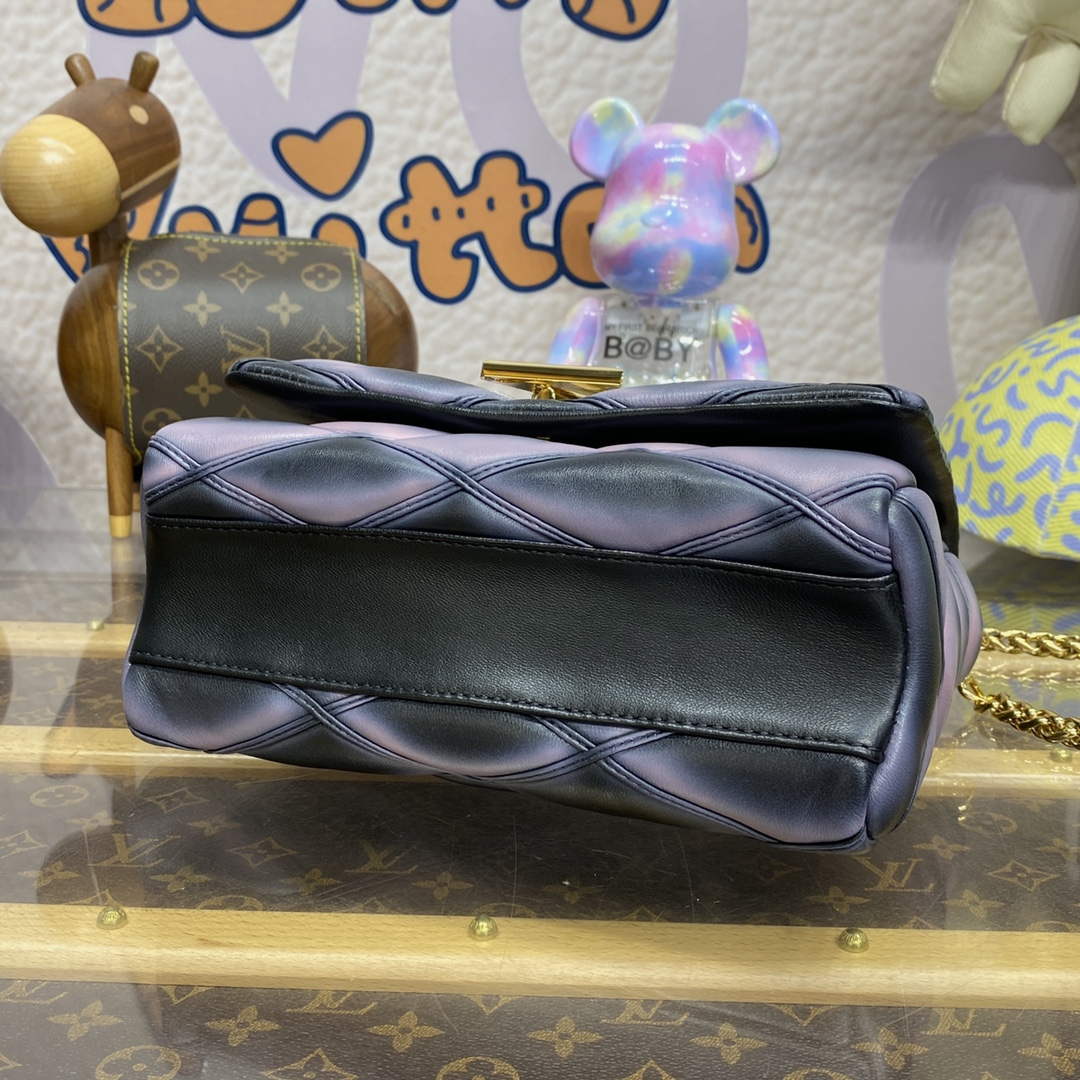 LV M23569 Louis Vuitton GO-14 MM Handbag Black/Pink | lv m23569 louis vuitton go 14 mm handbag black pink 4