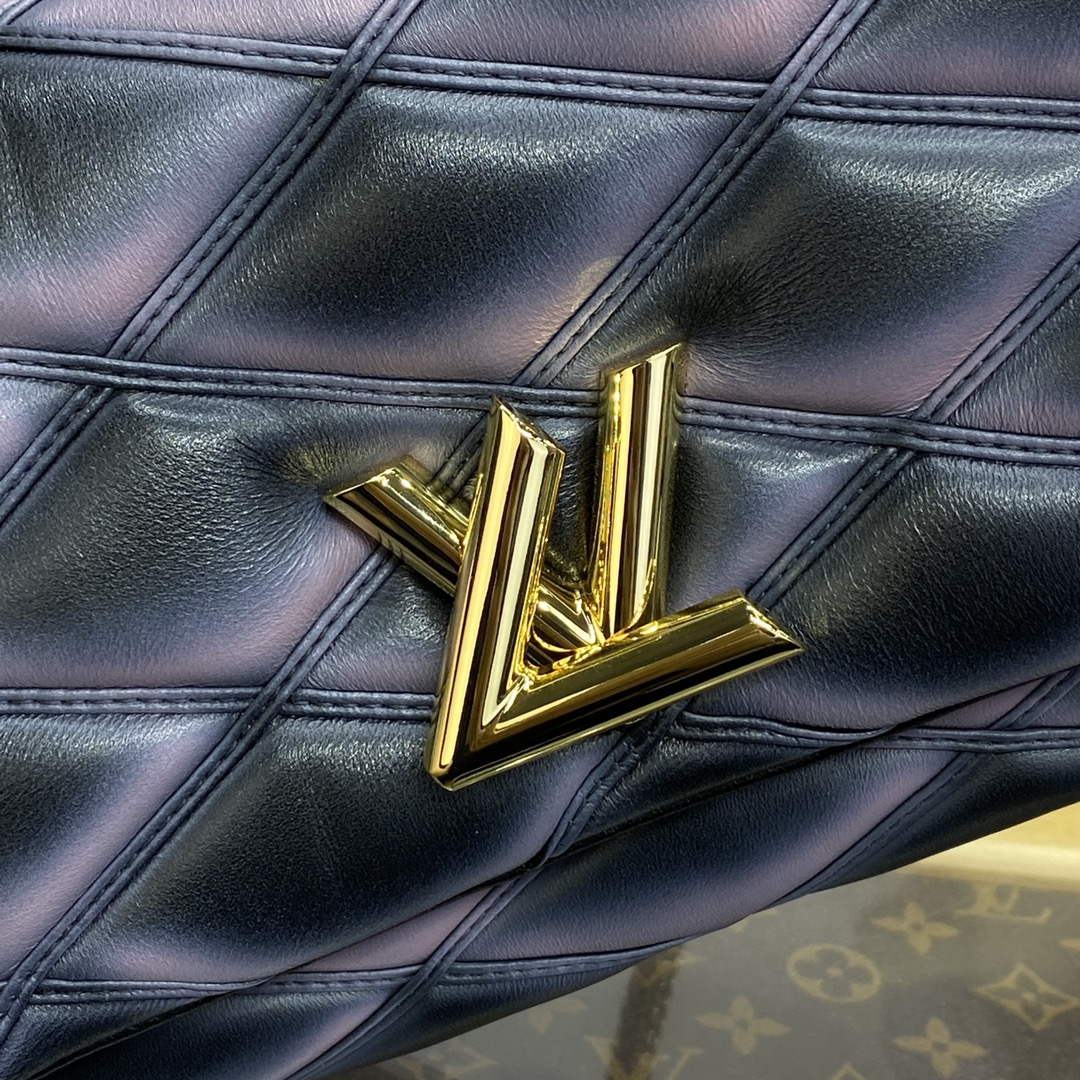 LV M23569 Louis Vuitton GO-14 MM Handbag Black/Pink | lv m23569 louis vuitton go 14 mm handbag black pink 5