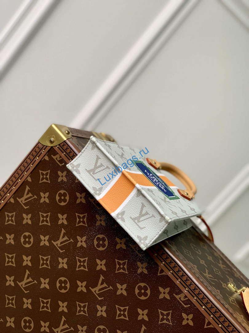LV M23615 Louis Vuitton Petit Sac Plat Bag Beige/Ocher | lv m23615 louis vuitton petit sac plat bag beige ocher 4