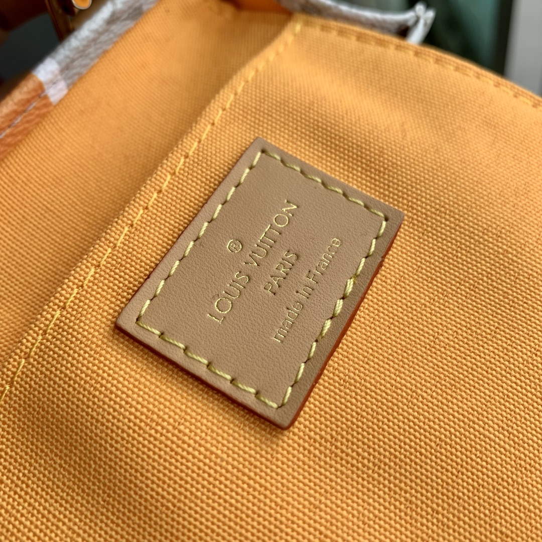 LV M23615 Louis Vuitton Petit Sac Plat Bag Beige/Ocher | lv m23615 louis vuitton petit sac plat bag beige ocher 9