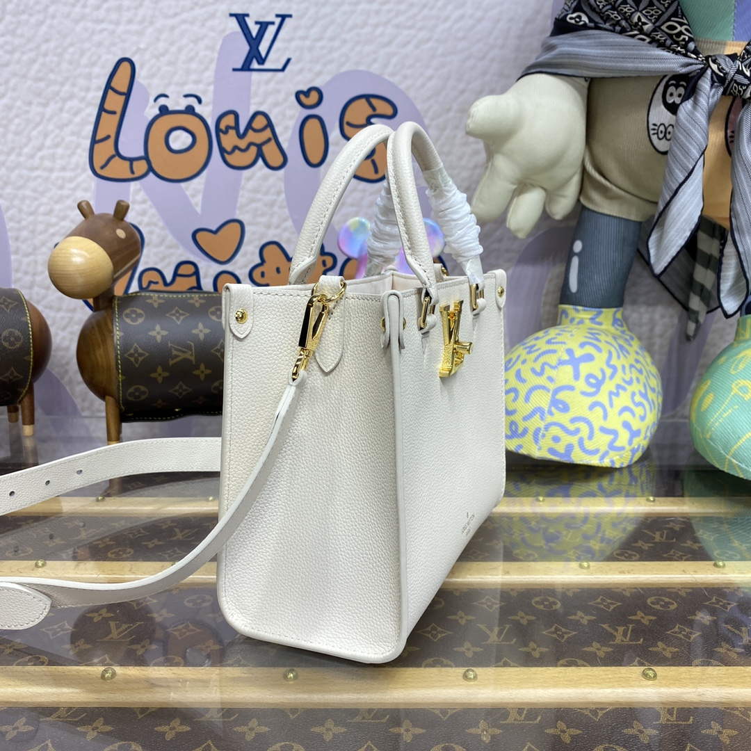 LV M23637 Louis Vuitton Lock & Go Handbag Quartz | lv m23637 louis vuitton lock go handbag quartz 3