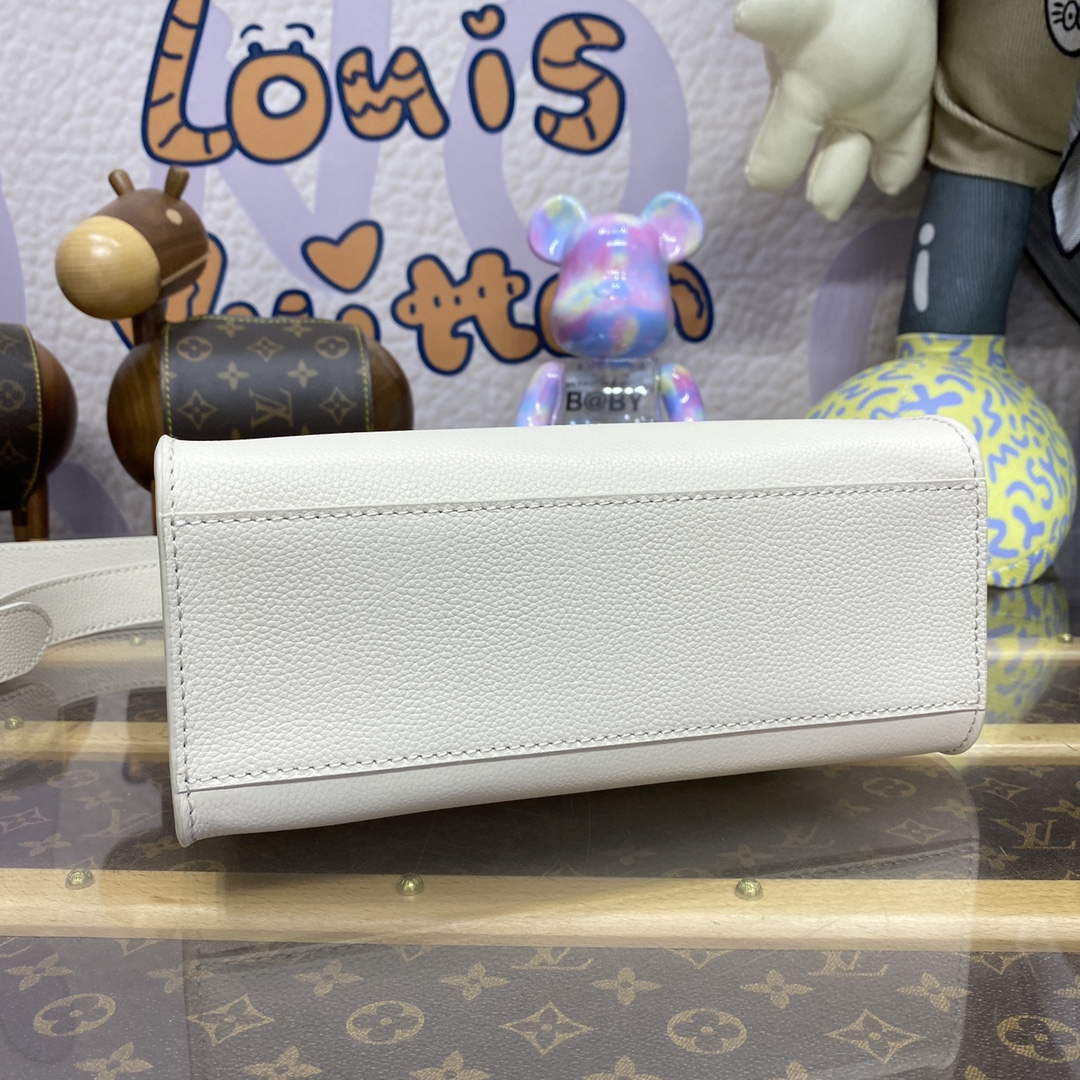 LV M23637 Louis Vuitton Lock & Go Handbag Quartz | lv m23637 louis vuitton lock go handbag quartz 4