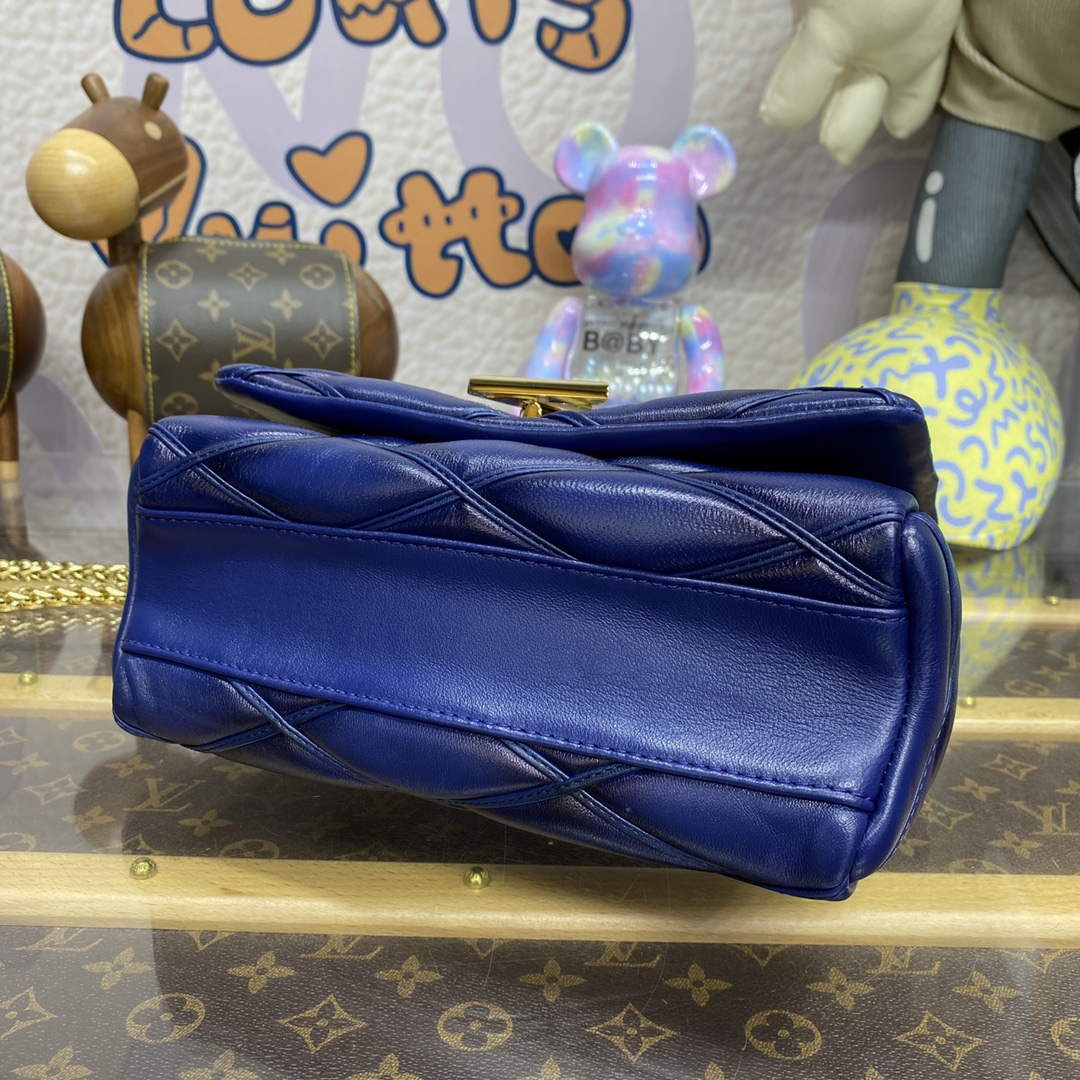 LV M23682 Louis Vuitton GO-14 MM Bag Navy Blue | lv m23682 louis vuitton go 14 mm bag navy blue 4