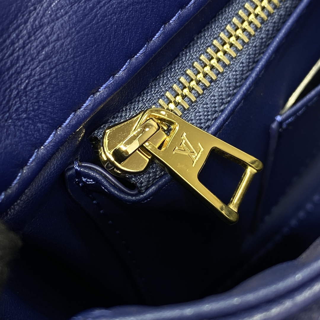 LV M23682 Louis Vuitton GO-14 MM Bag Navy Blue | lv m23682 louis vuitton go 14 mm bag navy blue 8