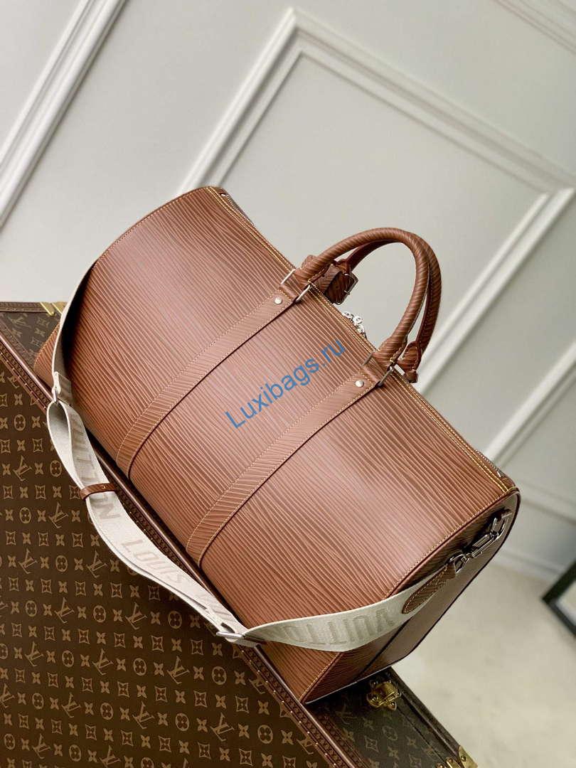 LV M23721 Louis Vuitton Keepall Bandoulière 50 Bag Brown | lv m23721 louis vuitton keepall bandouliere 50 bag bronw 3