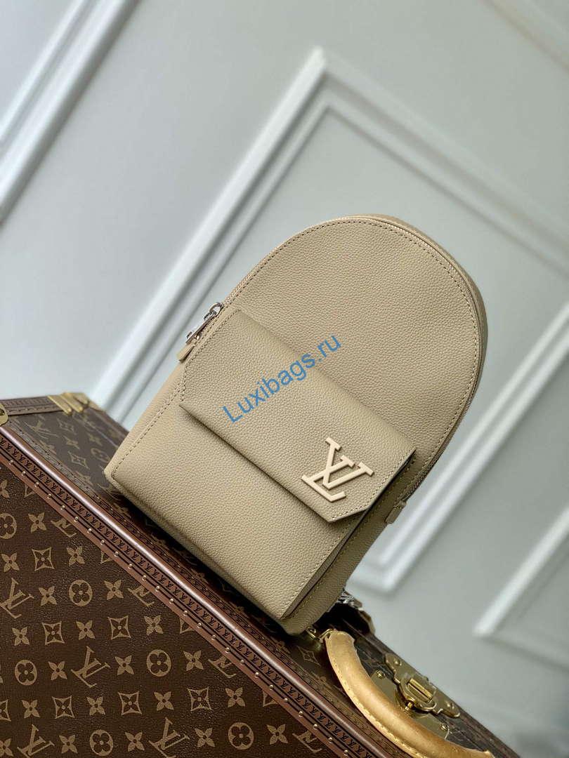 LV M23765 Louis Vuitton Pilot Slingbag Sable Beige
