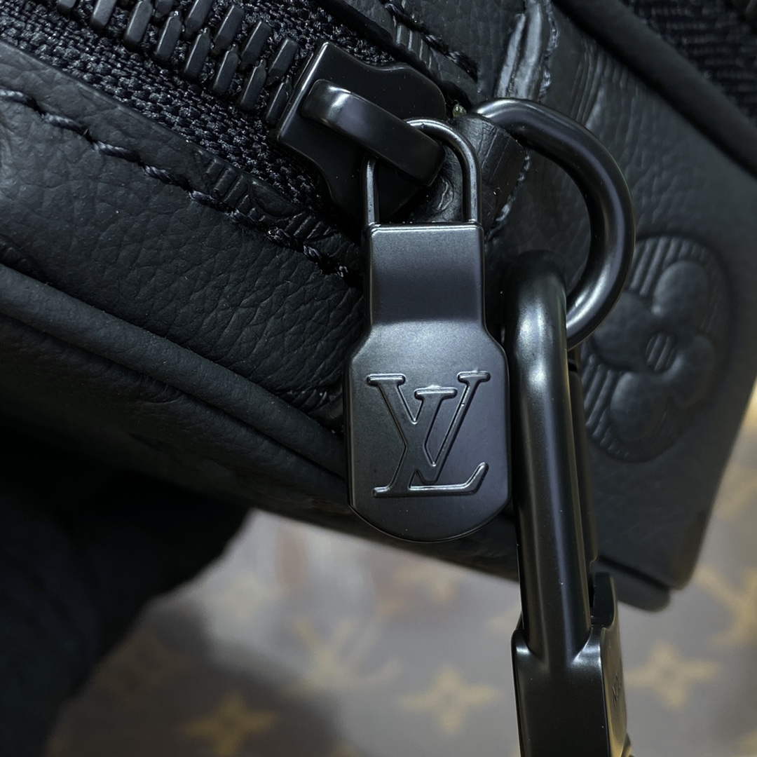 LV M82544 Louis Vuitton Nano Alpha Bag Black embossing | lv m82544 louis vuitton nano alpha bag black 6