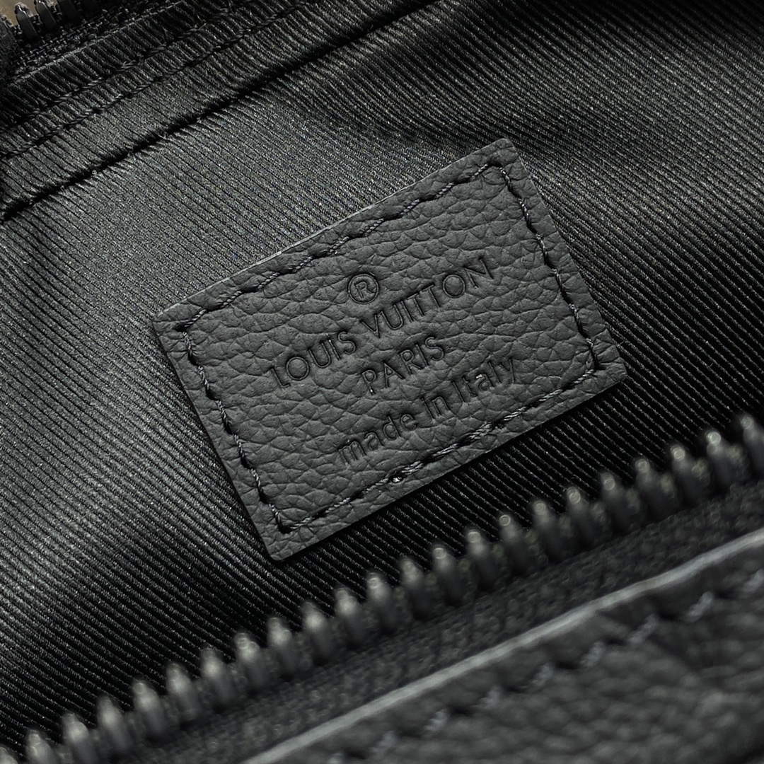 LV M82544 Louis Vuitton Nano Alpha Bag Black embossing | lv m82544 louis vuitton nano alpha bag black 8