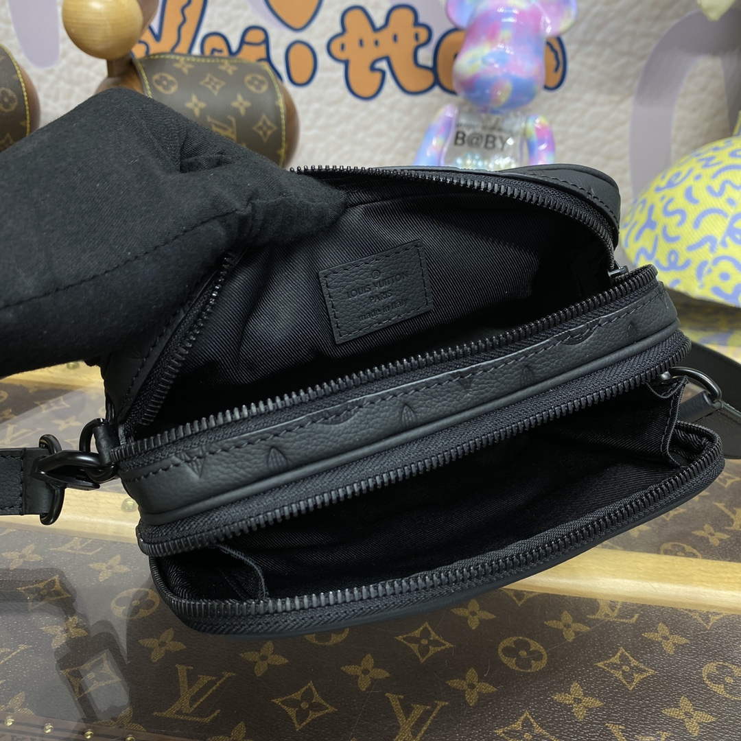 LV M82544 Louis Vuitton Nano Alpha Bag Black embossing | lv m82544 louis vuitton nano alpha bag black 9