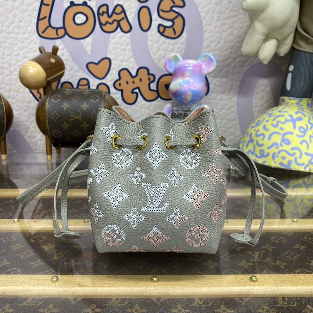 LV M82731 Louis Vuitton Pico Bella Mucket Bag Gray | lv m82731 louis vuitton pico bella mucket bag gray 2