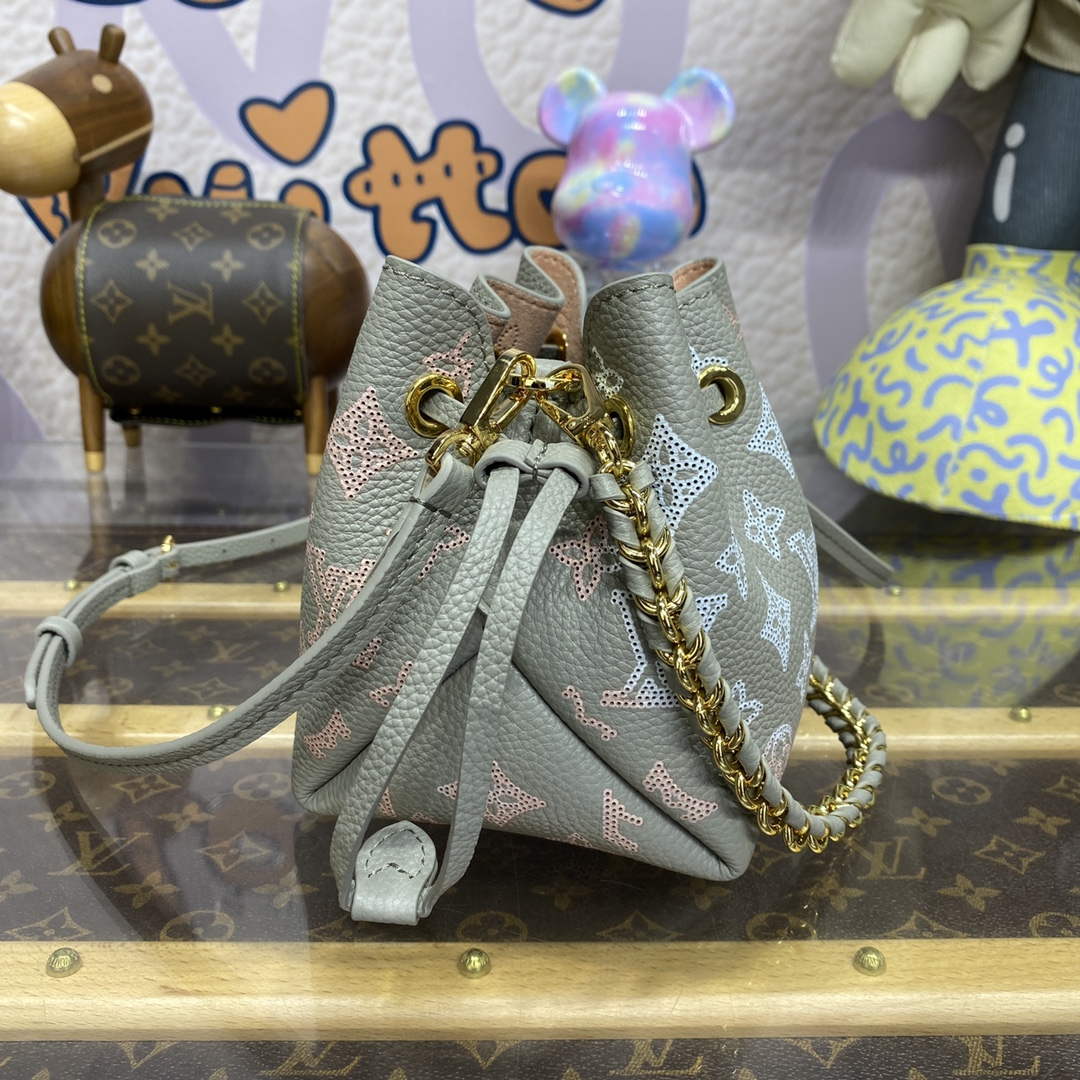 LV M82731 Louis Vuitton Pico Bella Mucket Bag Gray | lv m82731 louis vuitton pico bella mucket bag gray 3