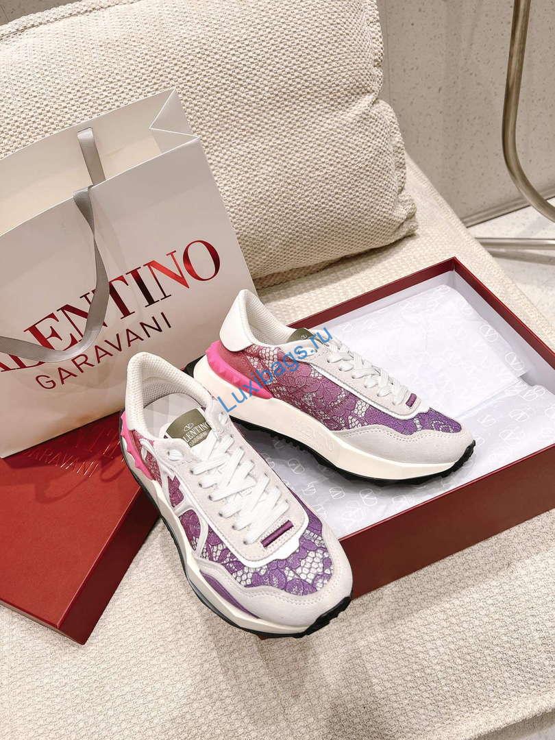 Valentino Women's Men's Lace and Mesh Lacerunner Sneaker V54905 | valentino womens mens lace and mesh lacerunner sneaker v54905 5