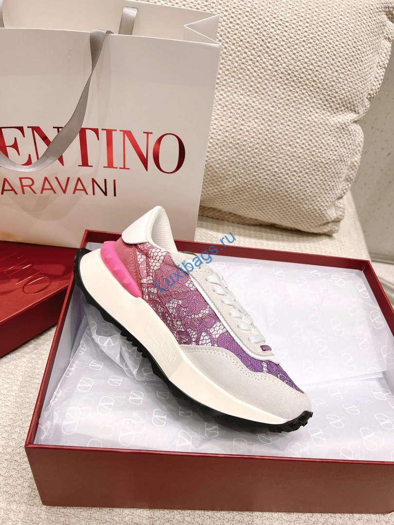 Valentino Women's Men's Lace and Mesh Lacerunner Sneaker V54905 | valentino womens mens lace and mesh lacerunner sneaker v54905 6