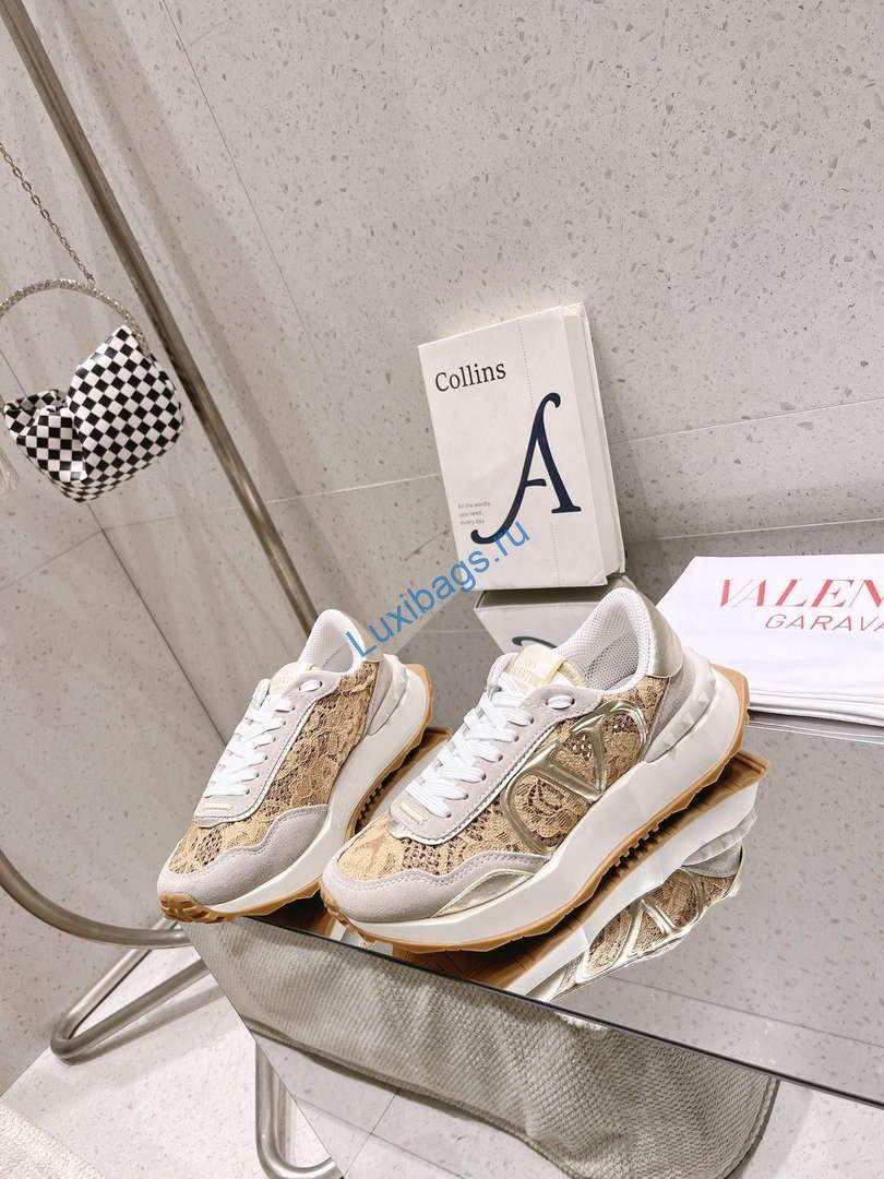 Valentino Women's Men's Lace and Mesh Lacerunner Sneaker V54906 | valentino womens mens lace and mesh lacerunner sneaker v54906 3