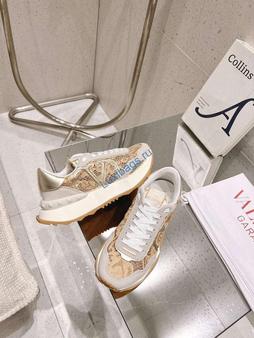 Valentino Women's Men's Lace and Mesh Lacerunner Sneaker V54906 | valentino womens mens lace and mesh lacerunner sneaker v54906 4