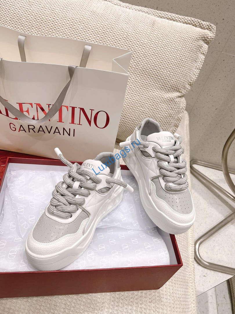 Valentino Women's Men's one Stud XL Trainer in Nappa Leather V54893 | valentino womens mens one stud xl trainer in nappa leather v54893 5