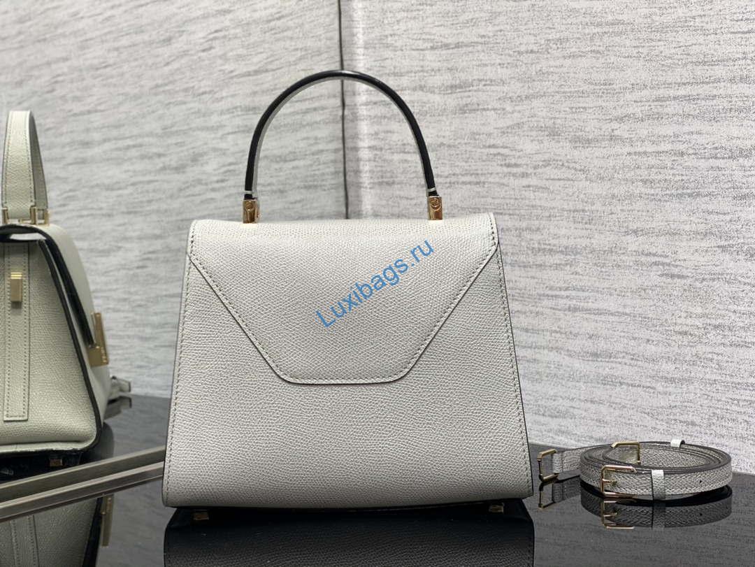 Valextra Iside Top Handle Mini Bag WBES0036028 Gray | valextra iside top handle mini bag wbes0036028 gray 04