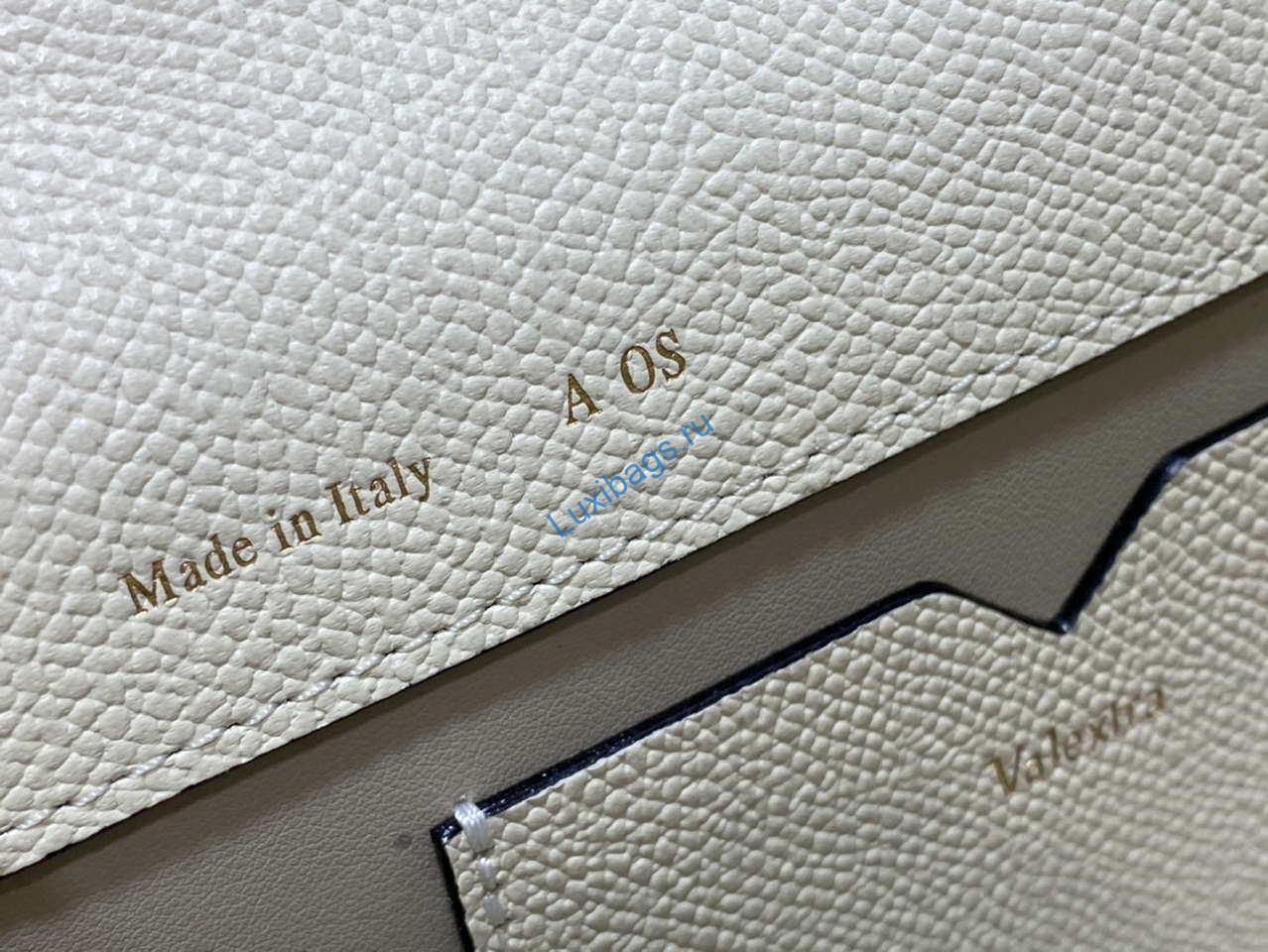 Valextra WBES0036028 Iside Top Handle Mini Bag White | valextra wbes0036028 iside top handle mini bag white 003