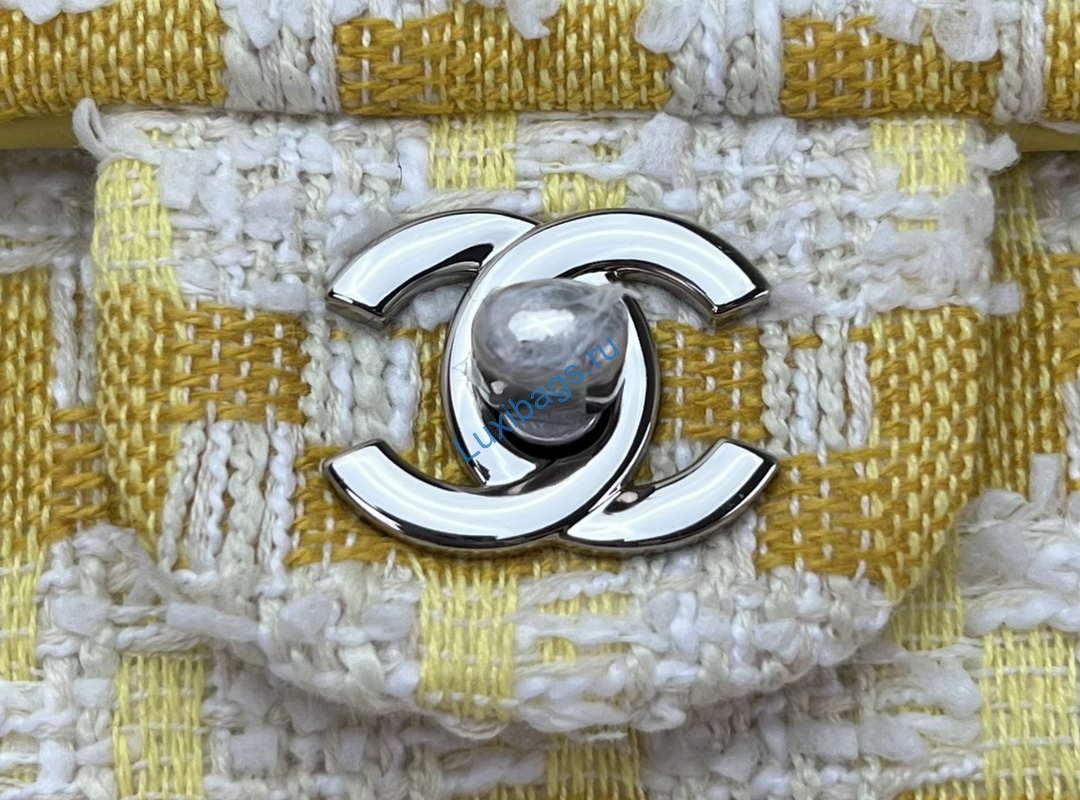 chanel a01112 flap classic handbag woolen & silver-tone metal yellow 3 Chanel A01112 Flap Classic Handbag Woolen & Silver-Tone Metal Yellow | chanel a01112 flap classic handbag woolen gold tone metal yellow 004