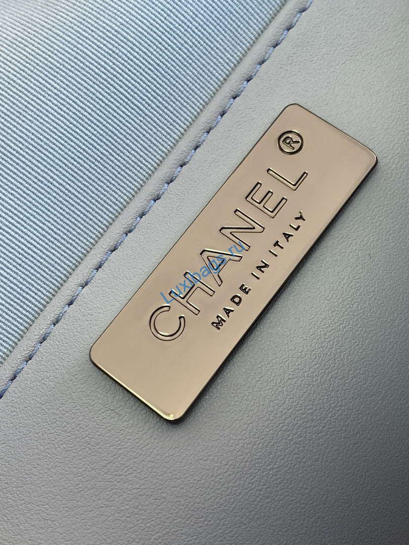 Chanel AS4579 Star Handbag Satin & Black-tone metal Blue | chanel as4579 star handbag satin black tone metal blue 009