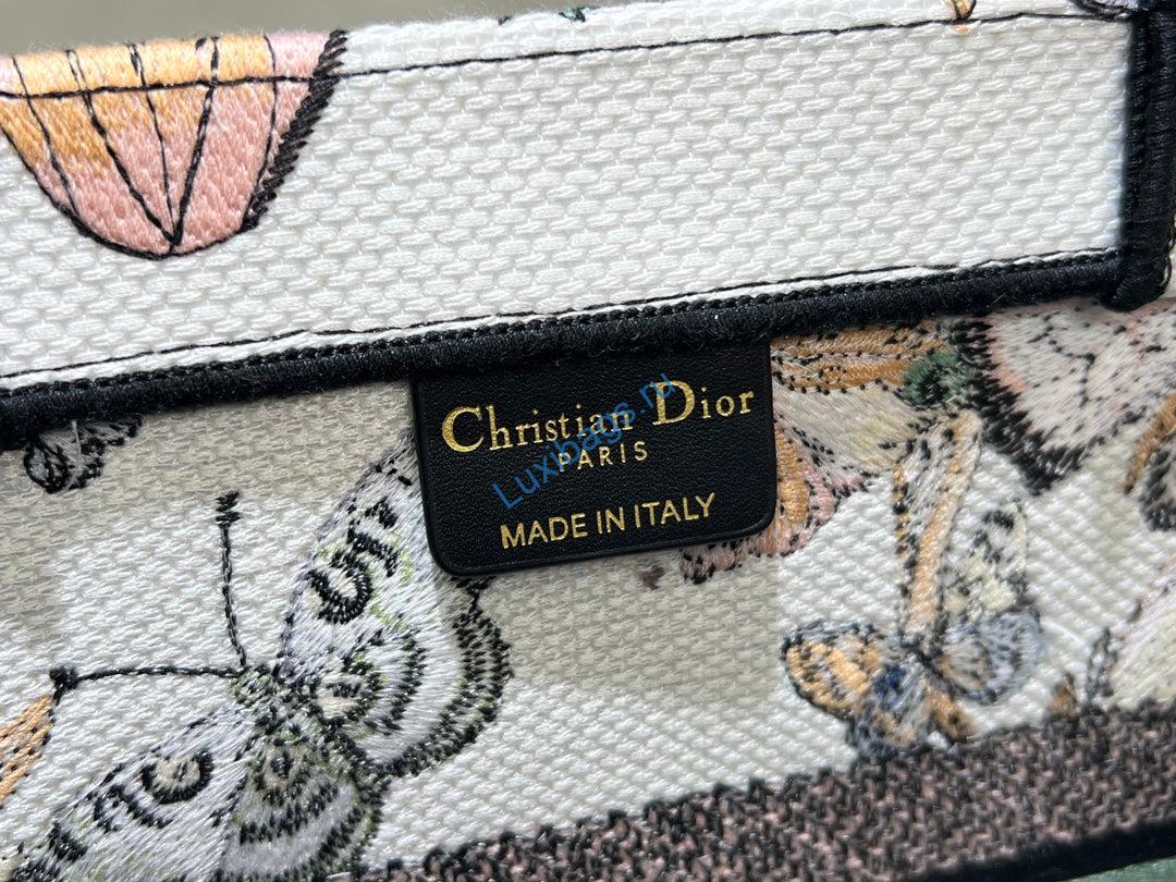 Dior Book Tote M1296 Medium Latte Multicolor Dior Jardin d'Hiver Embroidery M0084 | dior book tote m1296 medium latte multicolor dior jardin dhiver embroidery m0083 017