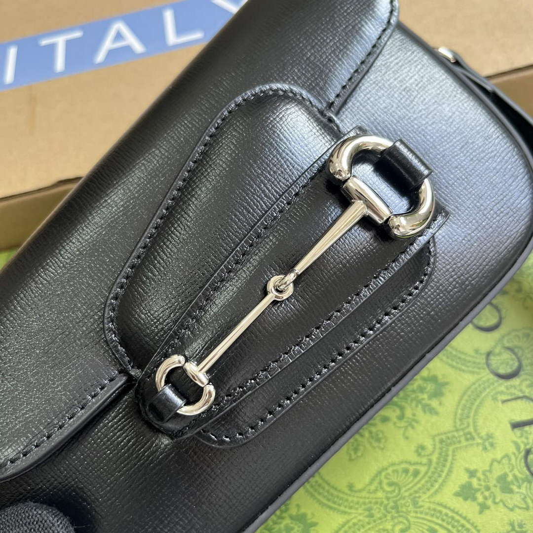 Gucci 774209 Gucci Horsebit 1955 Mini Shoulder Bag Black | gucci 774209 gucci horsebit 1955 mini shoulder bag black 5