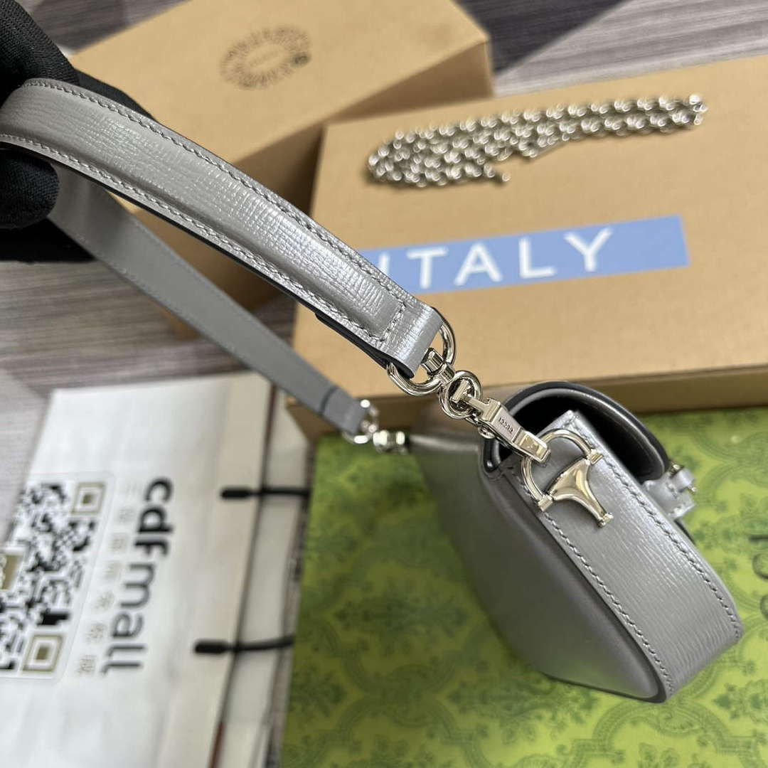 Gucci 774209 Gucci Horsebit 1955 Mini Shoulder Bag Grey | gucci 774209 gucci horsebit 1955 mini shoulder bag grey 3